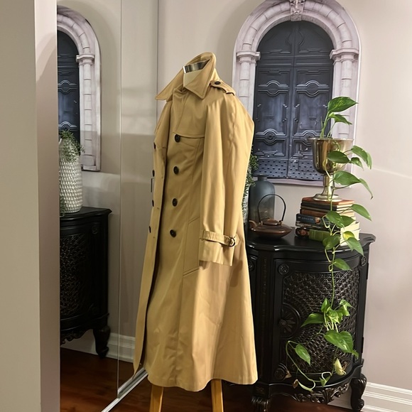 London Fog Tan Trench Coat - Picture 14 of 16